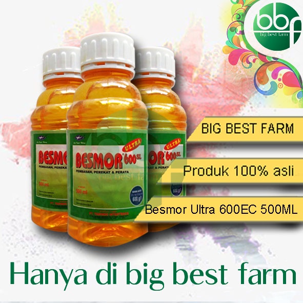 Perekat Besmor Ultra 600EC 500Ml Perekat Pembasah Perata Pestisida