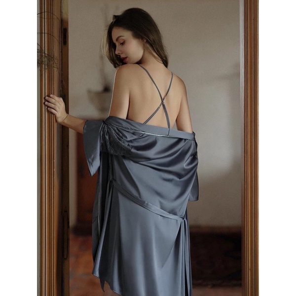 Lune Dress and Kimono Set