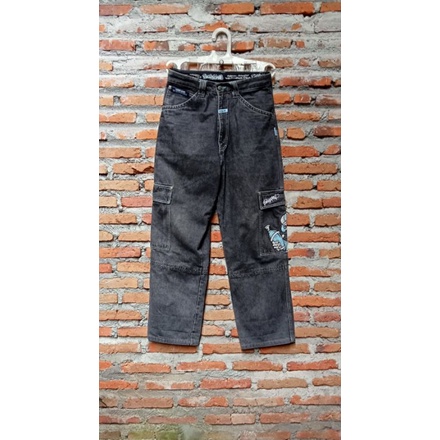 Vintage Bobby Gang Cargo Denim Jeans Bukan Ecko Fubu Uniqlo Sean John Rocawear Majah Flavah
