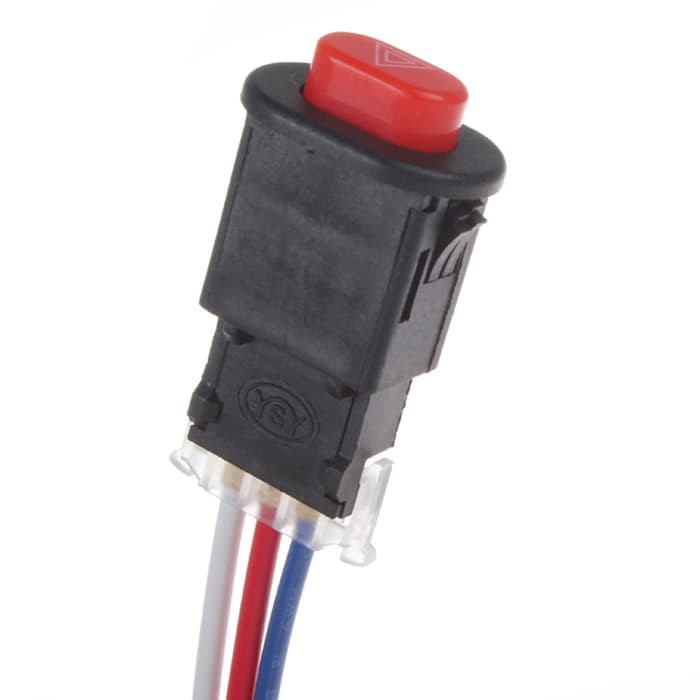 Saklar Tombol Switch HAZARD On Off Lampu Motor Mobil