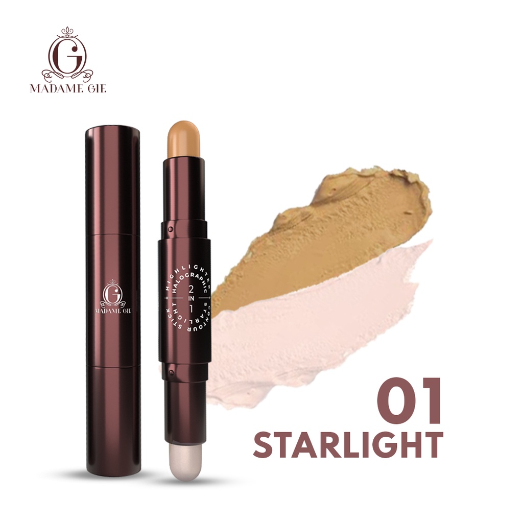 READY Madame Gie Halographic 2-in-1 Highlighter &amp; Contour Stick kontur