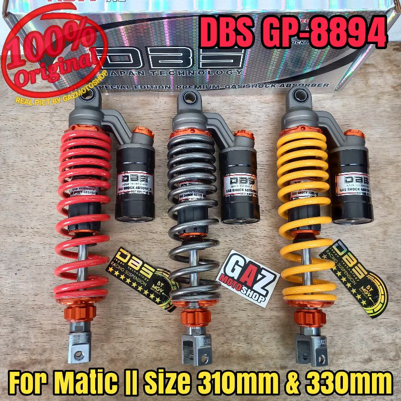 DBS Shockbreaker Tabung Model KTC Matic 310mm 330mm Beat Mio Scoopy Vario 125 150