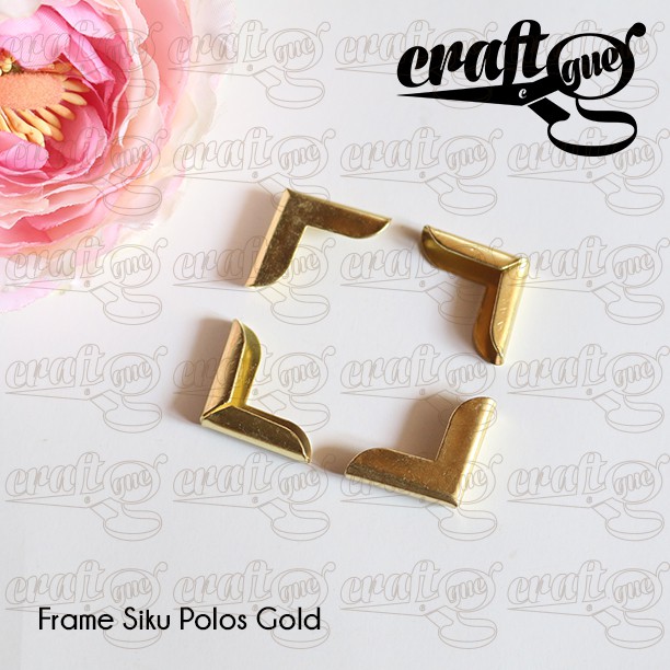 Frame Siku/Siku Buku Polos (Gold/Silver)