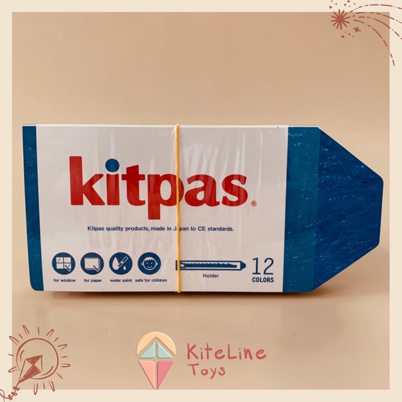 

Kitpas Crayon Original Japan With Holder 12 Colors Set Alat Menggambar Seni Lukis Anak