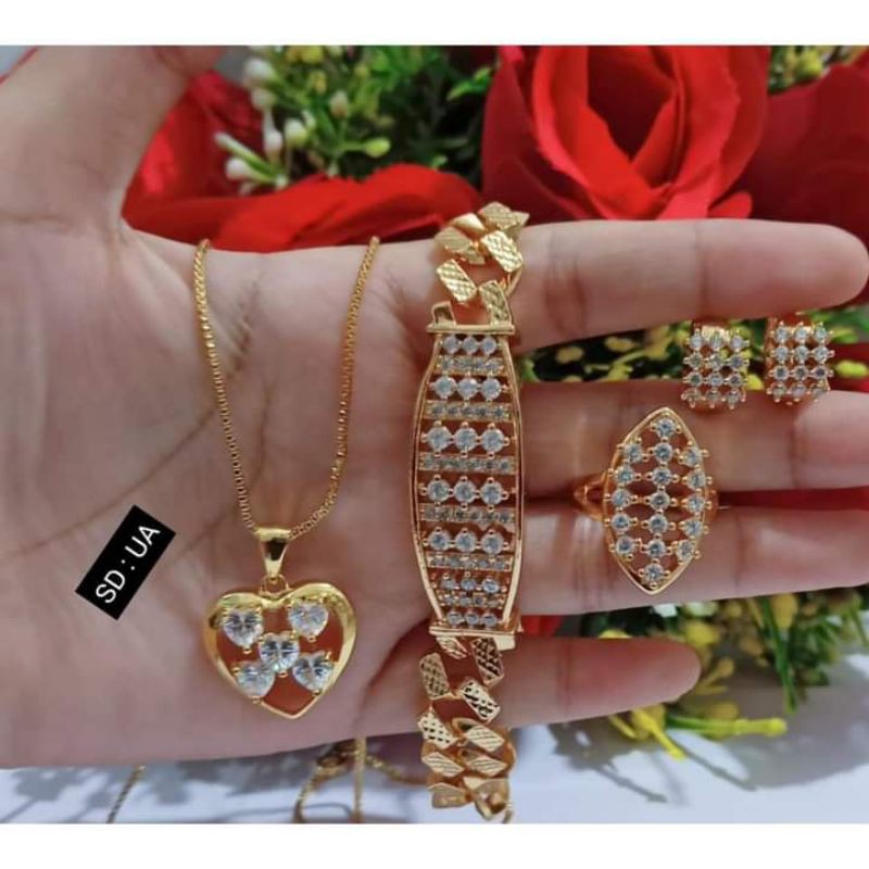 SET PERHIASAN DEWASA BAHAN XUPING ASLI