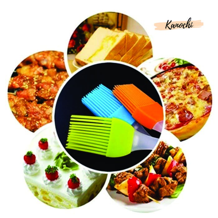 Kuas Silikon Roti Kuas Silikon Mentega Food Brush Silikon food brush