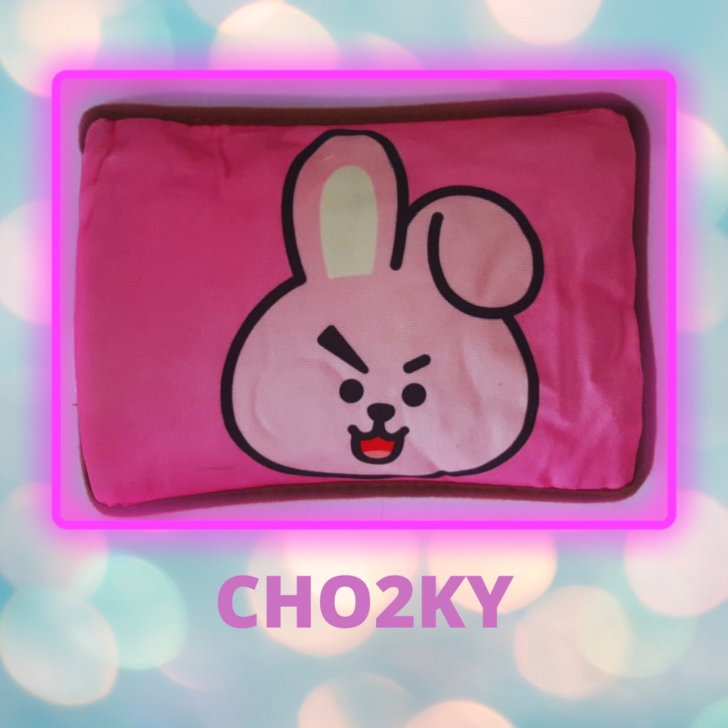 BANTAL PENGHANGAT BTS BT21 NYERI PUNGGUNG PINGGANG LEHER HAID MENSTRUASI TULANG BELAKANG REMATIK ENCOK SYARAF KEJEPIT KESEMUTAN KESELEO PEGAL LINU LESU LELAH KECAPEAN TERAPI AIR PANAS HEATING PAD PILLOW ELECTRIC