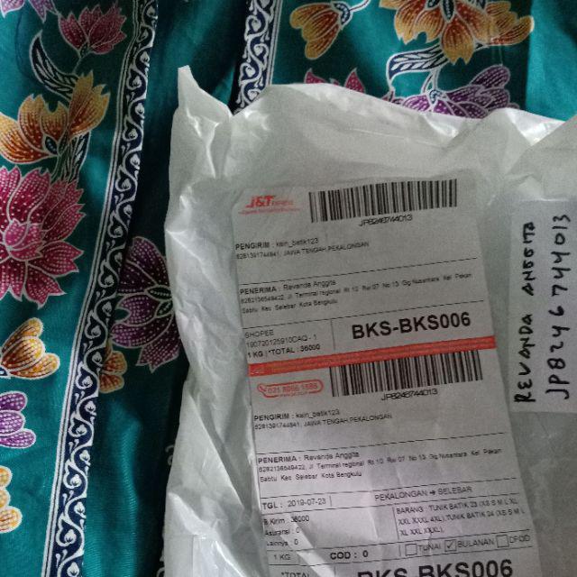 Tunik Batik Pekalongan 027 (xs S M L Xl Xxl)