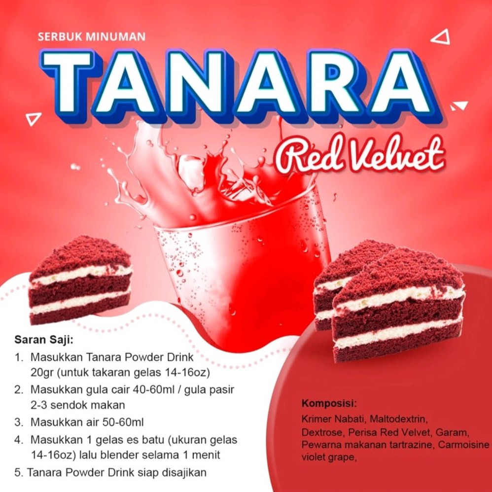 

Bubuk Red Velvet Mix Gula 1kg - Serbuk Minuman Premium - Gudang bubuk