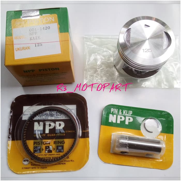 Piston/Seher Kit NPP Kaze Over Size/OS 125/150/175/200