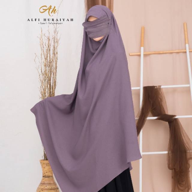 French Khimar Al Jazeera Alfi Huraiyah French khimar ity Crepe