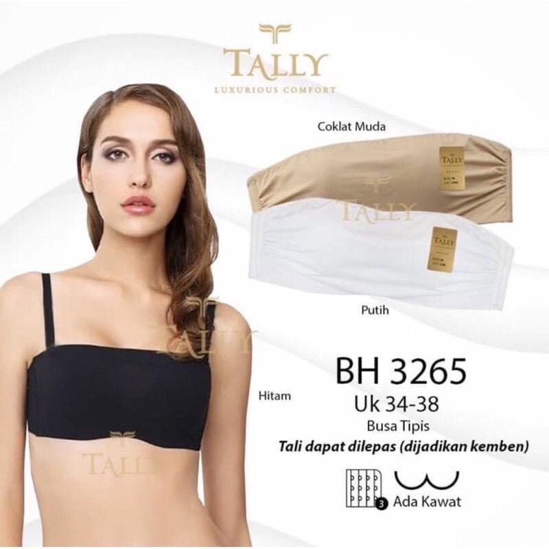 BH BRA KEMBEN 3265 TALLY POLOS CUP BUSA TIPIS ADA KAWAT BUAT NGANGKAT | KAIT 3 - tali bisa di lepas - PALING LARIS - SIZE 34 36 38 - ARA98 STORE