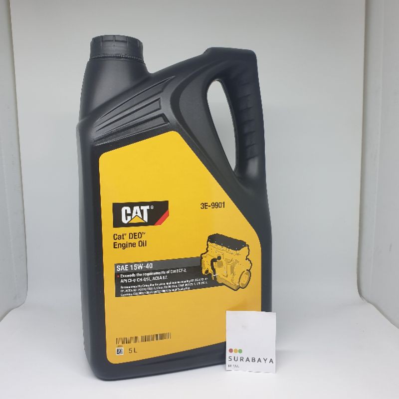Oli Mesin Caterpillar CAT DEO 15W40 3E-9901 5Liter Original
