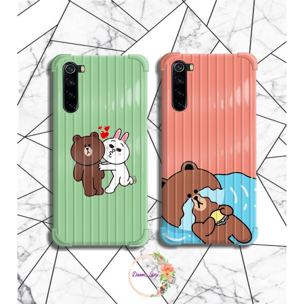 softcase Cute line wallpaper Oppo A3s A1k A5 A9 2020 A7 F9 A5s A31 A52 A92 A37 A53 A83 F1s F11 DST50