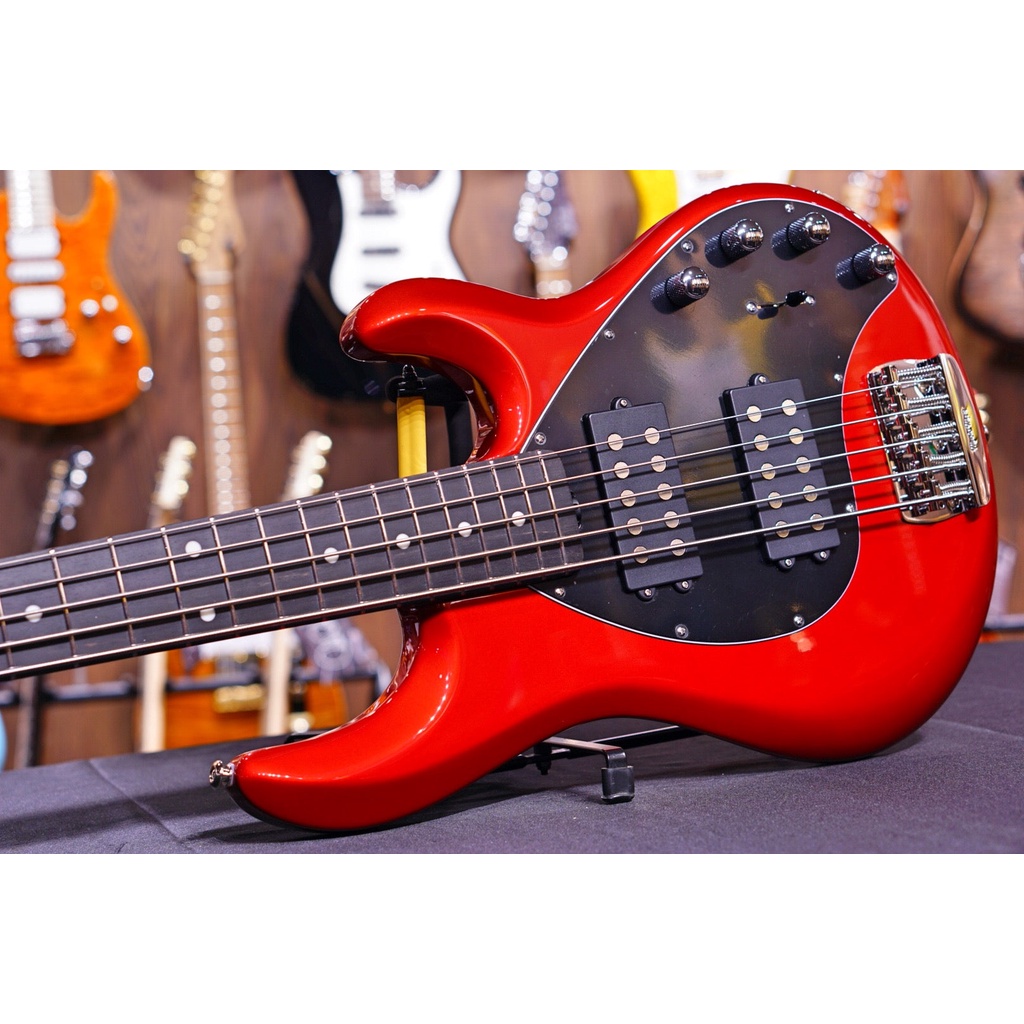 Ernie Ball Music Man StingRay Special 5 HH Bass Guitar - Ghost Pepper F88318