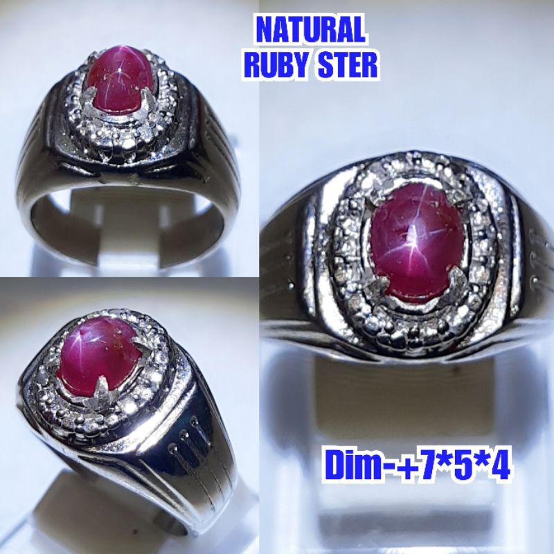 BATU PERMATA RUBY STER TAJAM A35