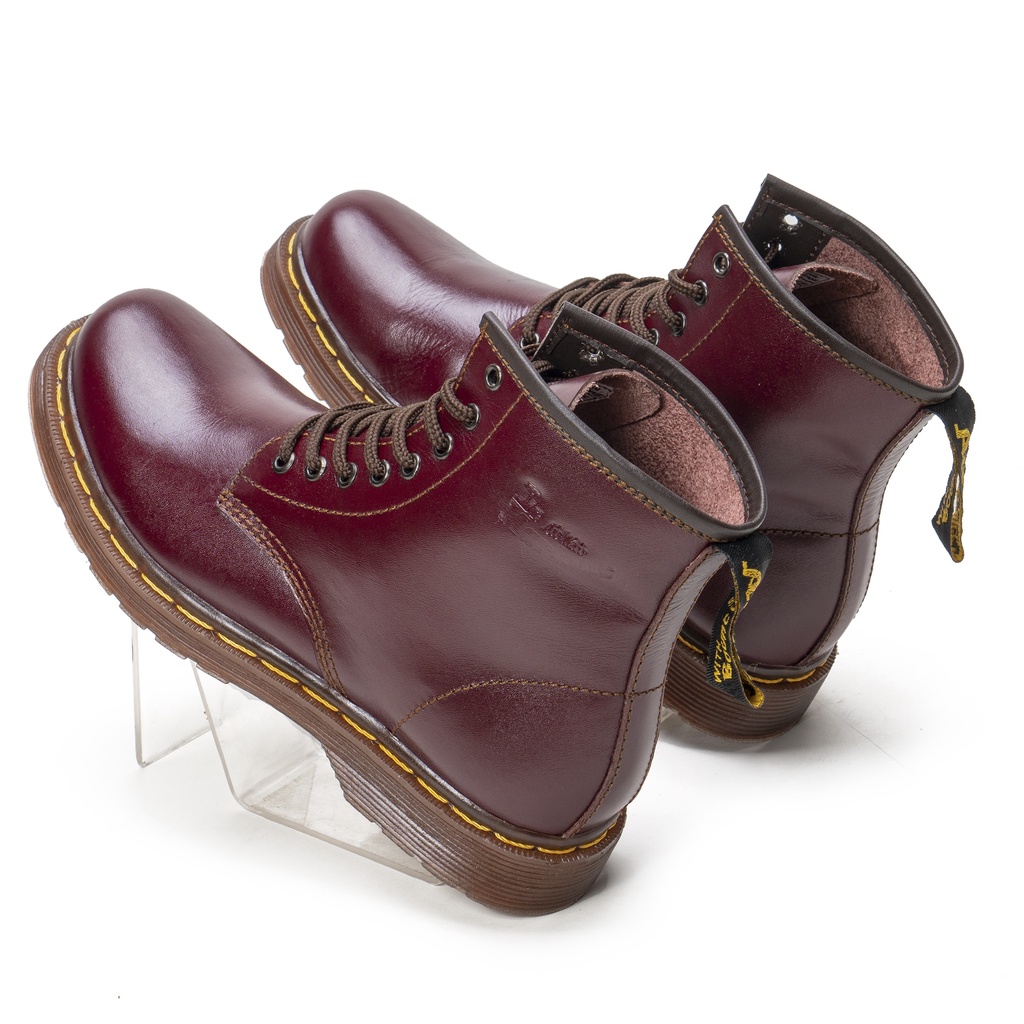 Sepatu Boot Pria Boots Casual Kulit Asli Docmart Like Dr Martens 1080