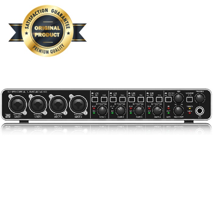 Soundcard Behringer UMC 404HD UMC404HD UMC-404HD Original