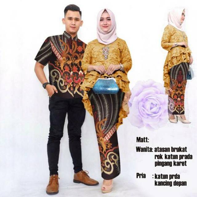 COUPLE HAIFA BATIK COUPLE BATIK KONDANGAN COUPLE BATIK MEWAH BATIK PASANGAN BAJU BATIK / VS