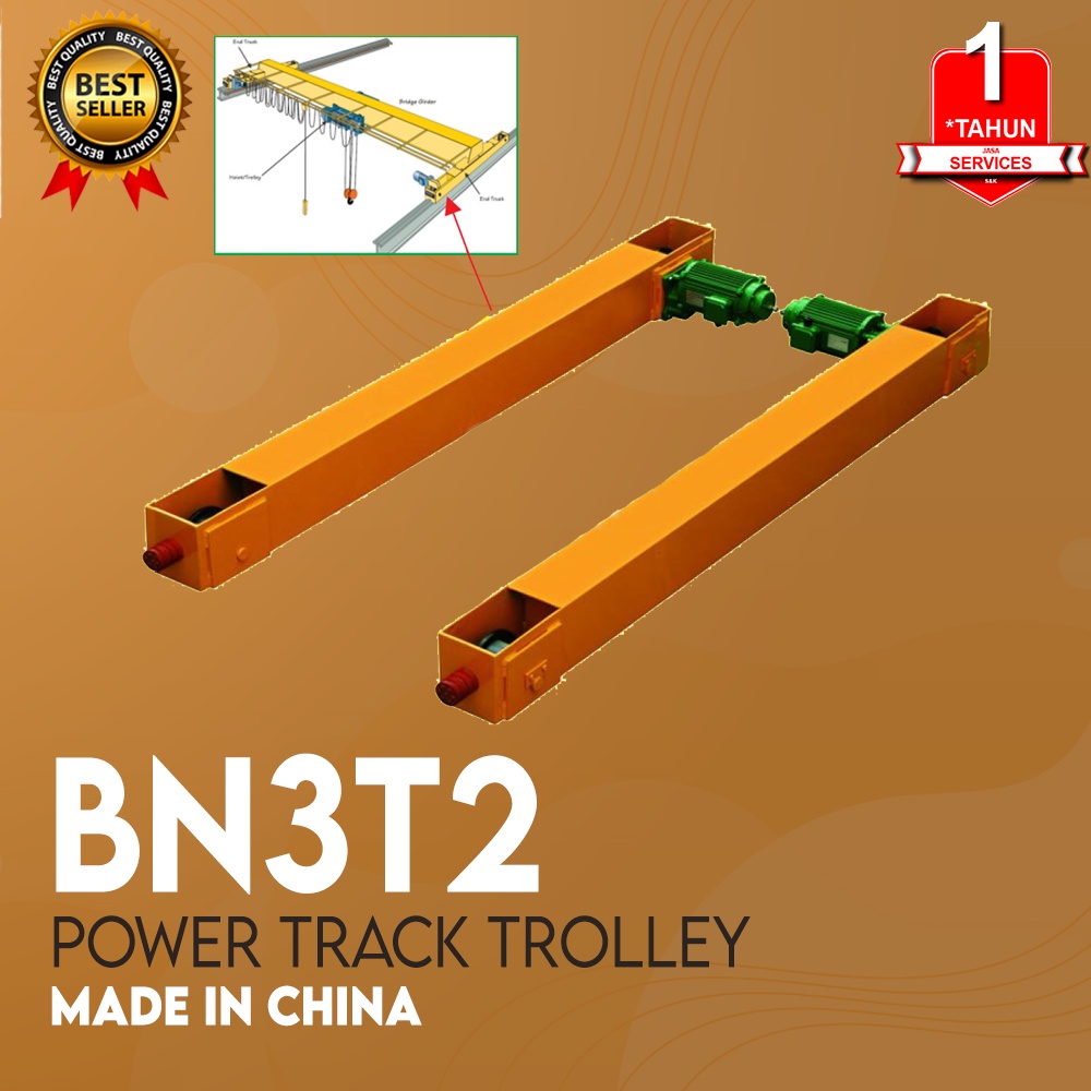 End Carriage Saddle Girder Hoist Track Trolley 3 - 5 Ton 2 m 0.37 kw - AKS1963