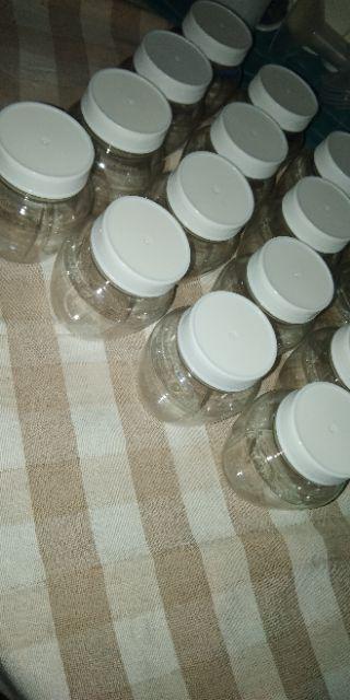 16  Botol Plastik Toples Bumbu Madu 175ml 50ml