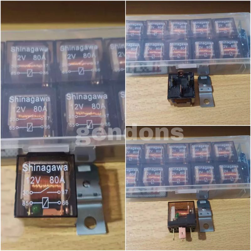 Relay 4kaki Transparan Relay Klakson Lampu Alarm