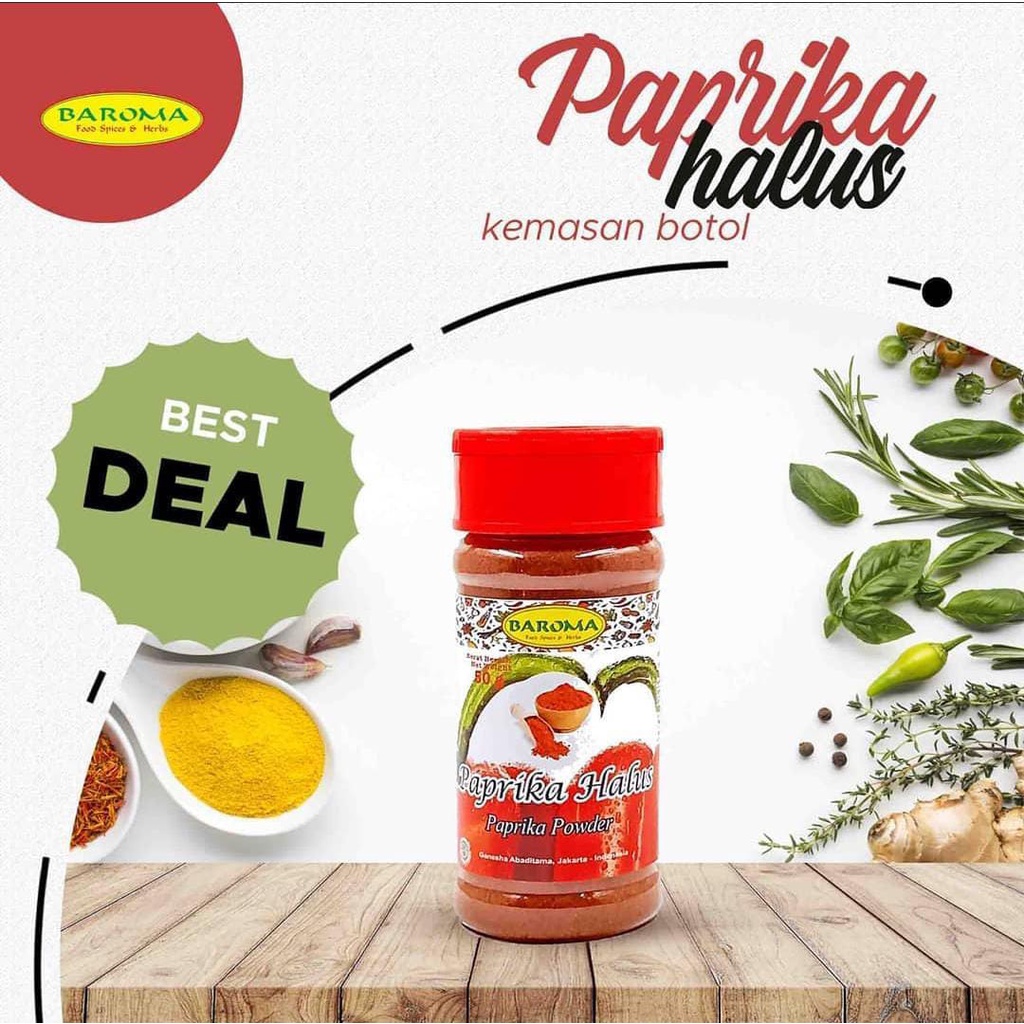 

BAROMA Paprika Halus 50 Gr