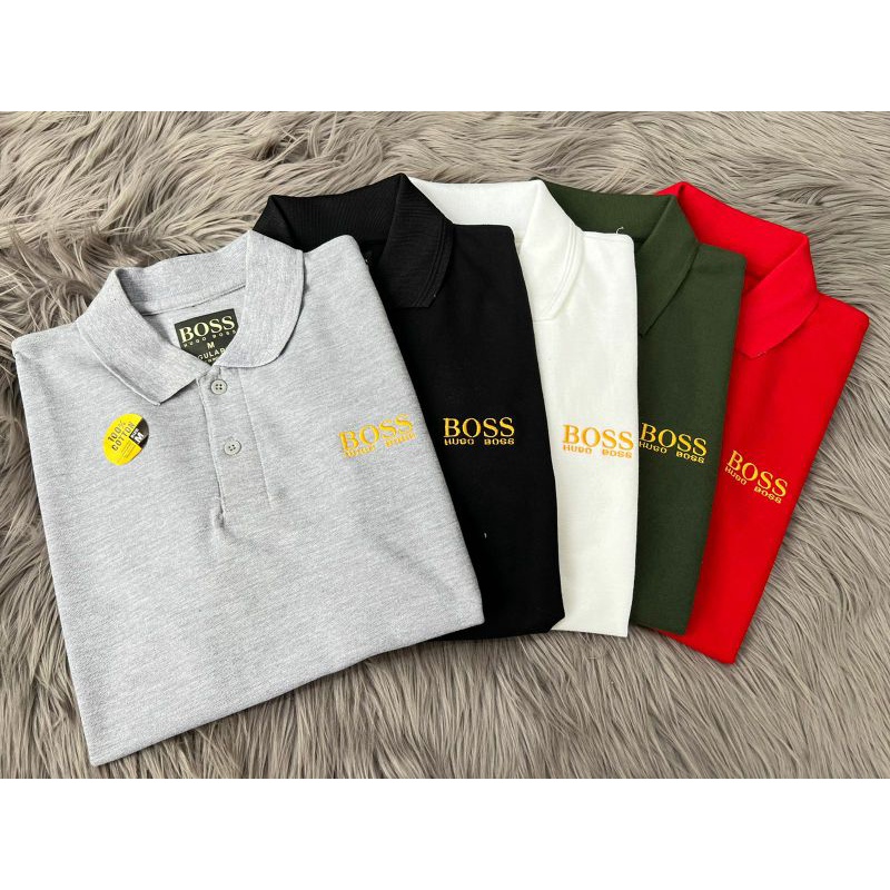 Hg B** logo polo shirt