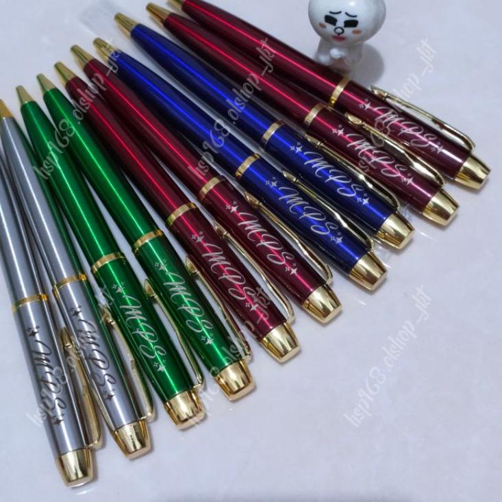 

[88] Pulpen Parker HS-222 Custom Laser Grafir Nama | Pena Ballpoint Cina Biasa | Pulpen TW Metal Promosi | Pen Metal Kado Hadiah Wisuda Ulang Tahun Valentine souvenir Wedding acara seminar 2020 Berkah