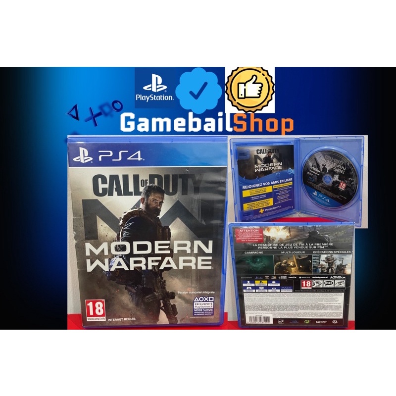 PS4 Game - Call of Duty COD Modern Warfare 2019 COD MW ( Reg 3 Asia / English ) Kaset Game BD PS4 PS5 Fisik