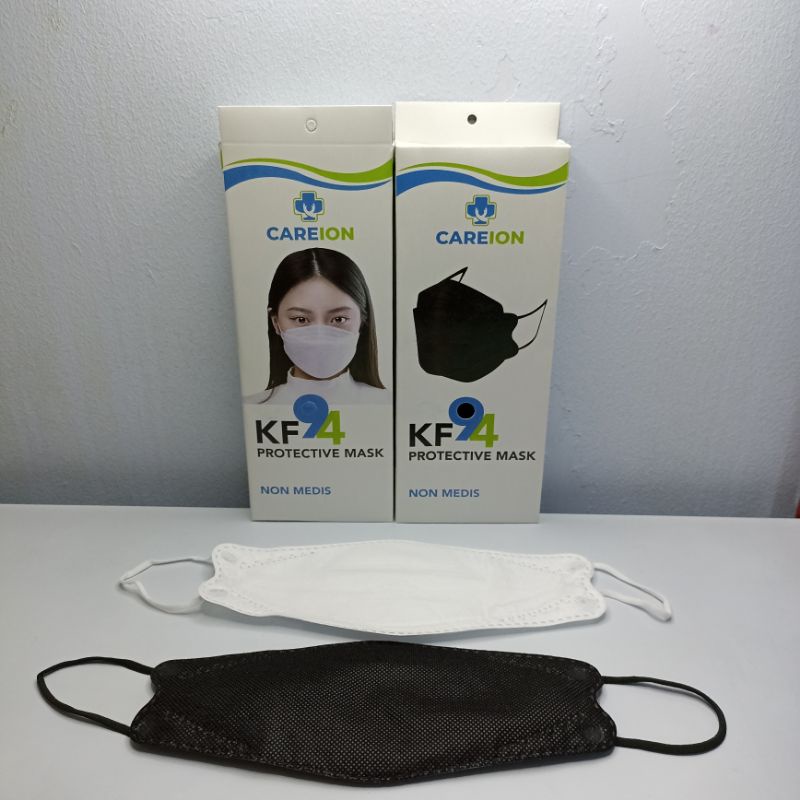 makser kf94 careion putih hitam