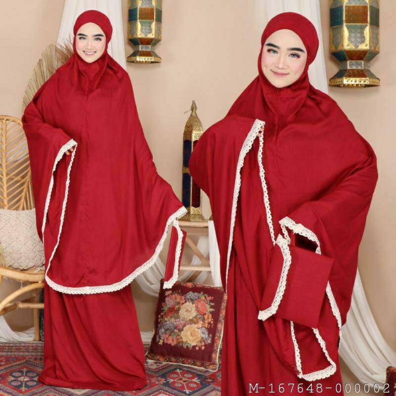 MUKENA JUMBO HYGET AMPLOP POLOS RENDA PREMIUM MUKENA HYGET TRAVELING SUPER RINGAN MURAH HARGA GROSIR