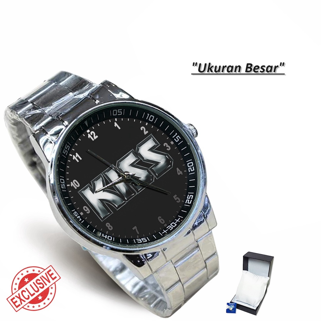 Jam Tangan Rantai Couple KISS ROCK - 02 (Awesome)