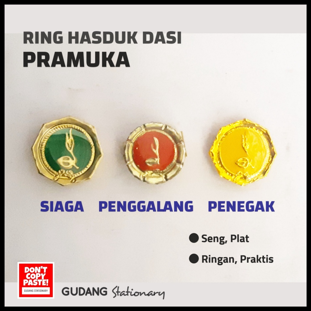 Ring Hasduk Seng Pramuka [ 1 pcs ]