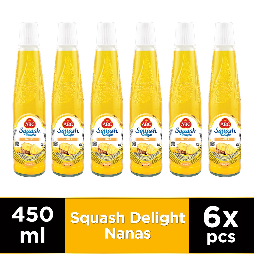 

ABC Sirup Squash Delight Nanas Multipack 6 x 450 mL