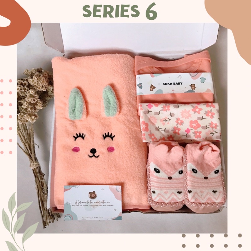 KOKA HAMPERS BAYI KADO LAHIRAN BABY GIFT SERIES 6