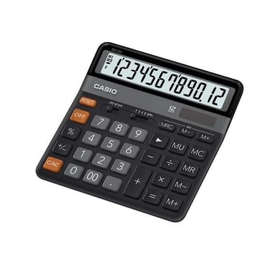 Kalkulator Casio DH 12 BK 12 Digit Calculator Desktop Casio DH12 BK - Hitam