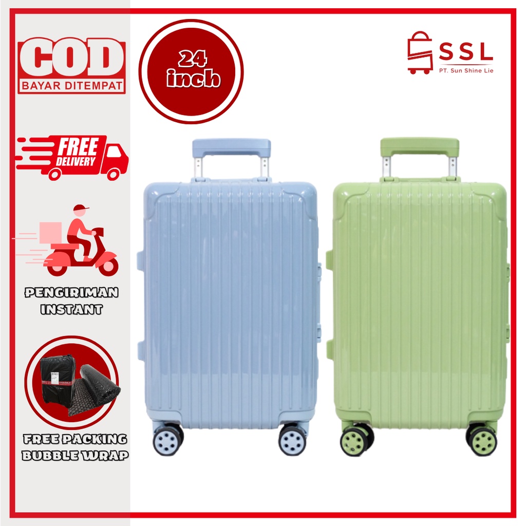 Koper 24 Inch / Koper Premium / Koper Import / TSA Lock / Aluminium Frame / Koper Naples T088 Series / Koper Bagasi Suitcase Luggage