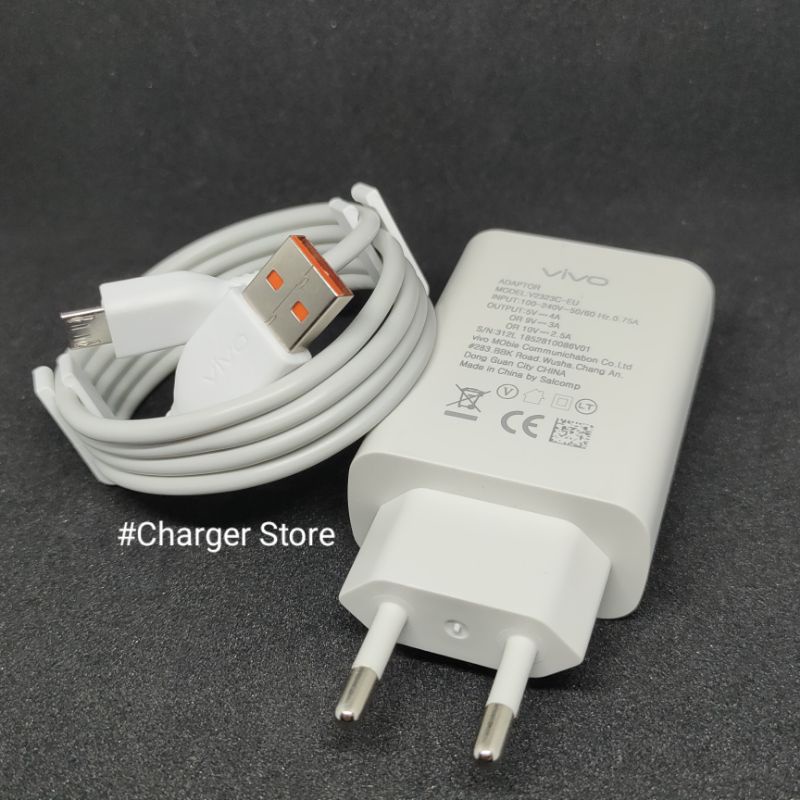 Charger Vivo Y12 Y12S Y15 Y17 Y71 Y91 Y93 Y95 Fast Charging ORIGINAL 100% Micro USB Support Semua hp Casan Fast Charging