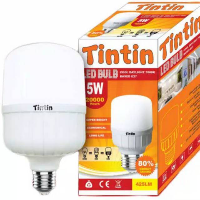 Bohlam Lampu Led Capsule 20w,15w,10w,5w Merk Tintin