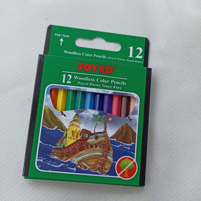 

PENSIL WARNA JOYKO KECIL 12 CP-S12 (isi 12 warna)
