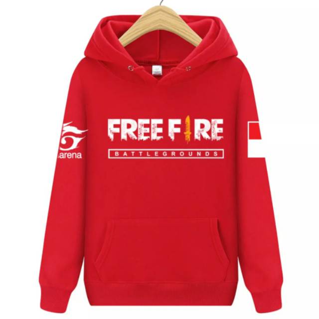 Jaket Free Fire/ FF Boyah Sweater Hoodie Anak Dan Dewasa Terbaru Terlaris
