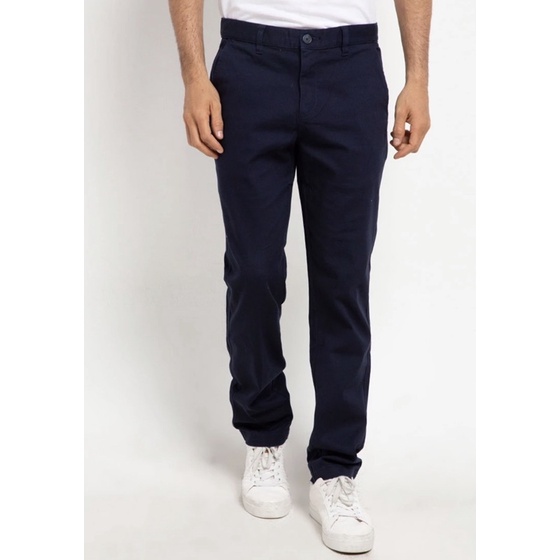 GIORDANO Original Essential Inno Khakis Slim Tapered Pants - Celana Panjang Pria Dewasa
