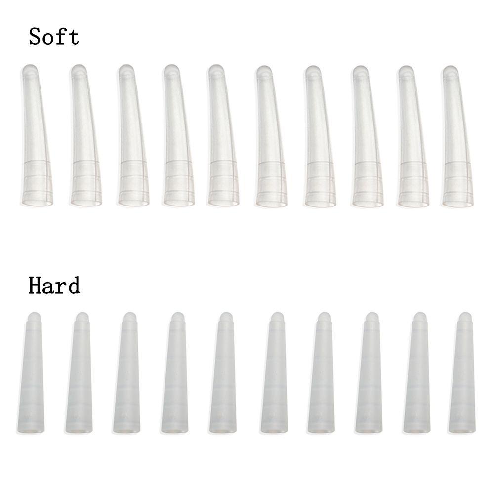 Populer 10Pcs Pinset Penutup 2.6 * 0.6 cm Bagian Alat Bantu Bulu Mata Grafting Eyelashes Tweezer