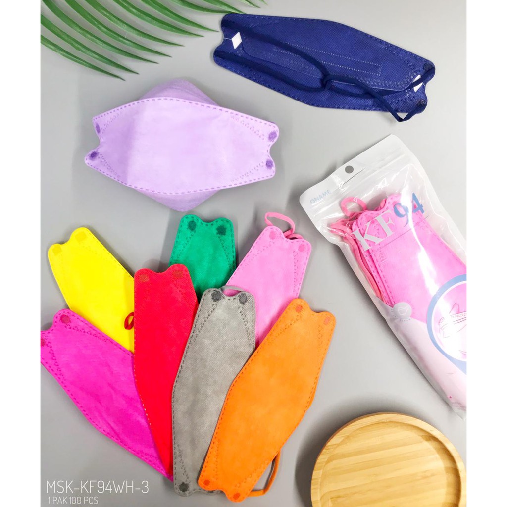 Masker Hijab KF94 4ply Headloop Oname