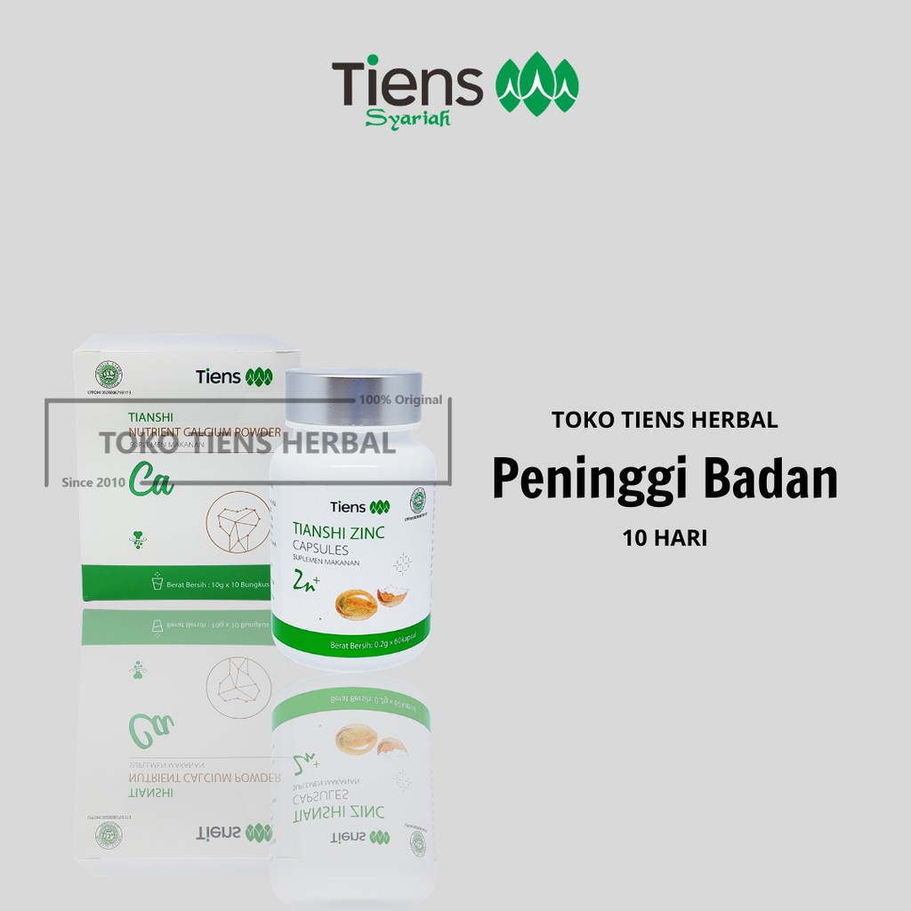 

HOT SALE !! Produk Kalsium NHCP & Zinc / Susu Peninggi Badan Zinc Tiens