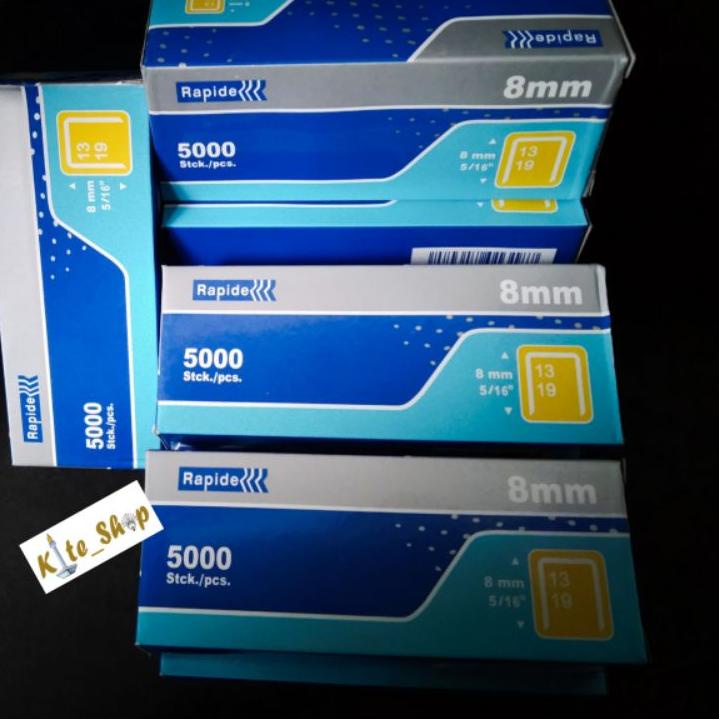 

Premium! ISI STAPLES Tembak 13/4-6-8mm Isi Gun Tacker 5000 PCS (10 dus)