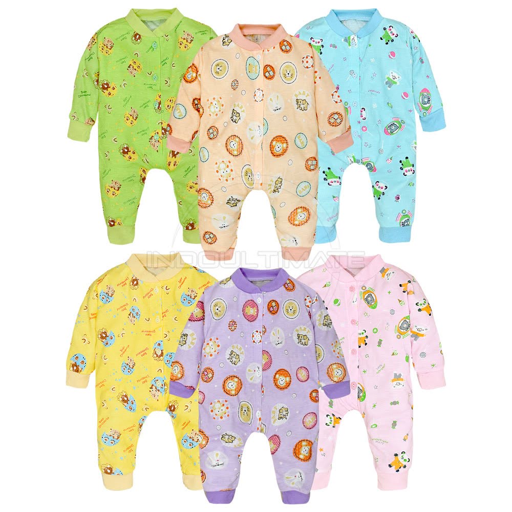 BC-031KK Jumper Bayi Kaki Buka Jumpsuit Jumsuit Panjang Bayi Baju Tidur Bayi Anak Piyama Bayi Setelan Baju