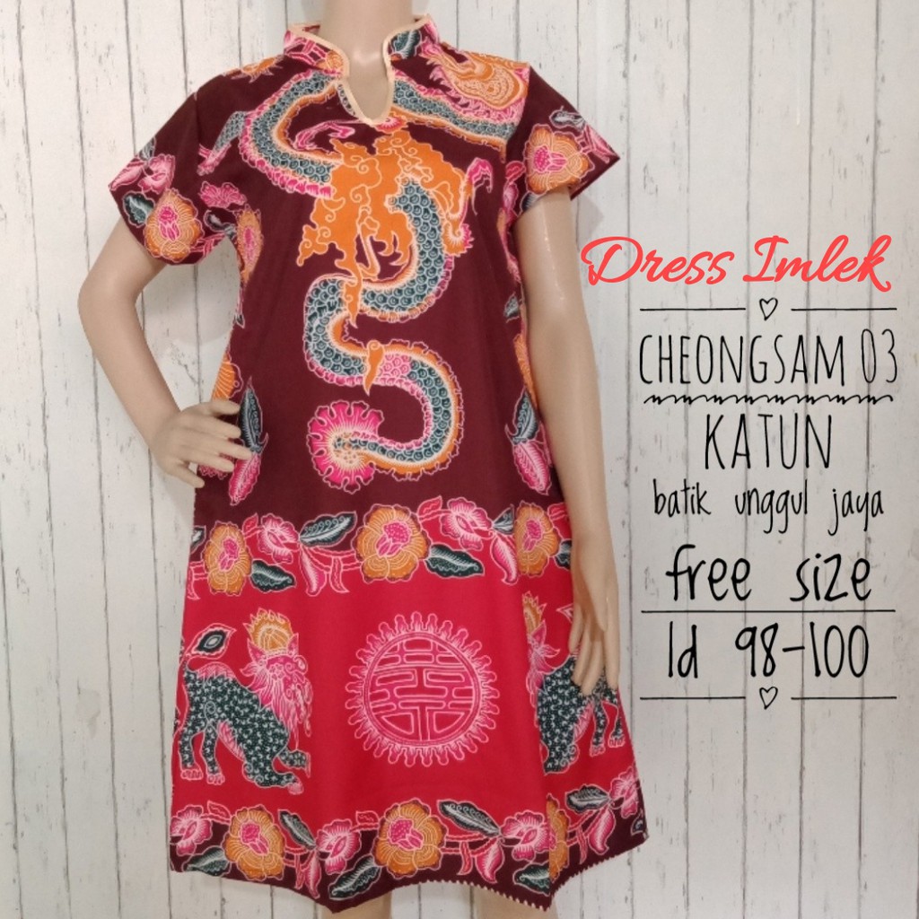 Dress batik gendongan lucu | Dress Batik Gendongan | dress batik cheongsam