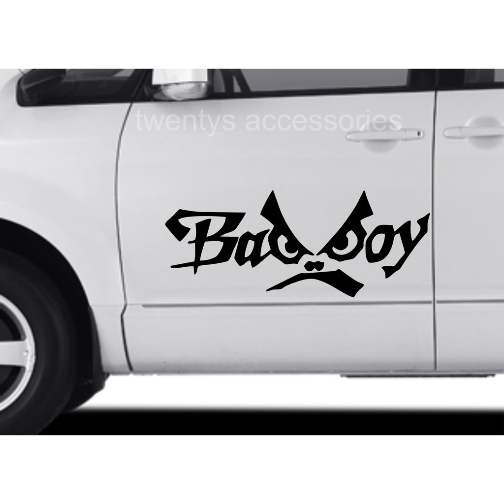 stiker body mobil sticker BADBOY stiker cutting